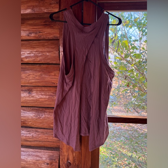 PINK women’s open back tank top size large - Picture 2 of 3